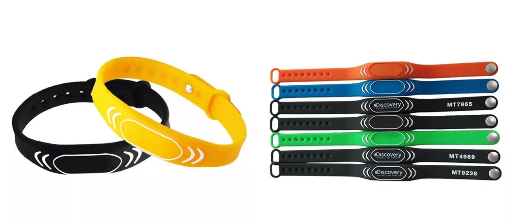 Em4200 Em4305 Tk4100 Silicone RFID Wristband 125kHz RFID Silicone Wristband