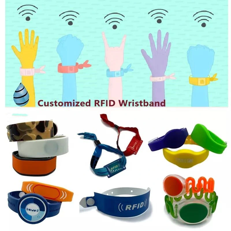 High Quality Event RFID Wristbands Waterproof Sauna Tag Safety RFID Smart Wristband Waterproof Silicon Wristband