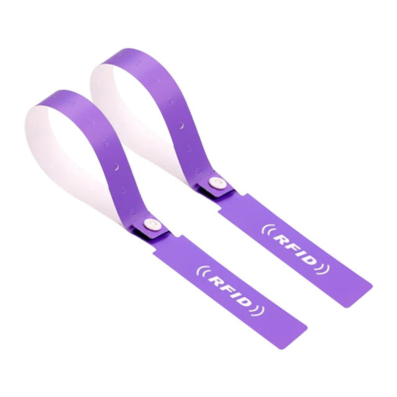 13.56MHz RFID Disposable Bracelet PVC Wristband for Hospital