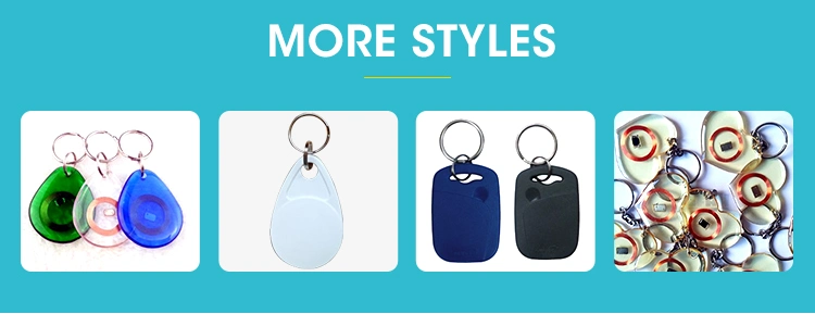 Leather Shipment Cheap Price ABS Material Access Control Lf 125kHz Tk4100 ID RFID Keyfob Tag