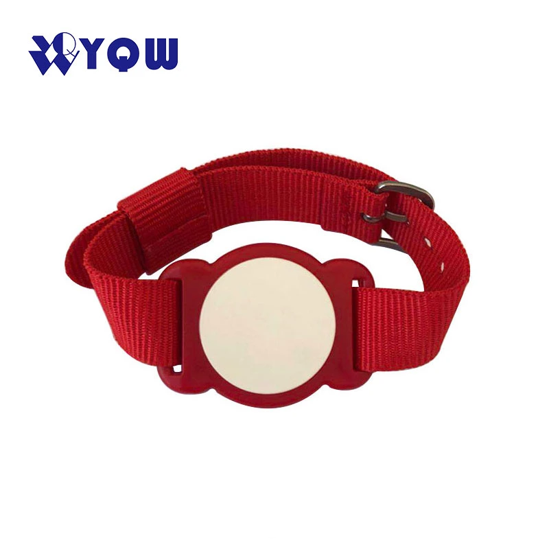 Ring Woven Fabric Access Control Bracelet Wristbands Waterproof Smart RFID Wristband