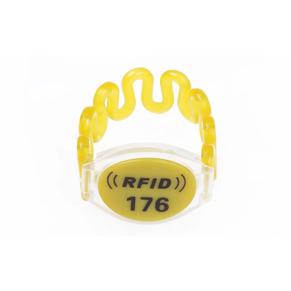 S001 Fudan F08 High Quality RFID 13.56MHz Plastic Wristband