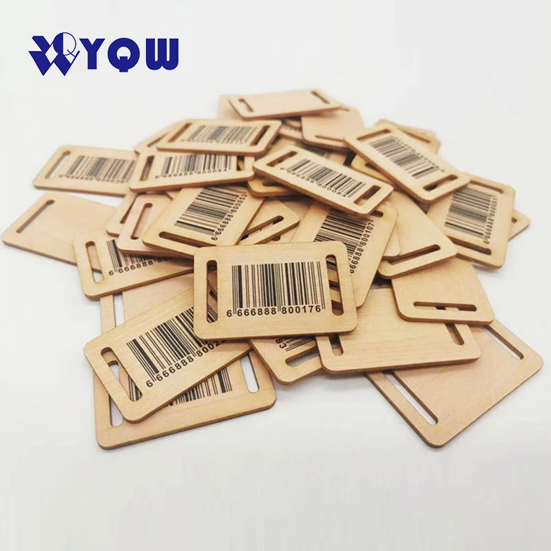 Customize Contactless Access Control Proximity Card Chip Smart Hotel Creative Wooden Blank RFID Card