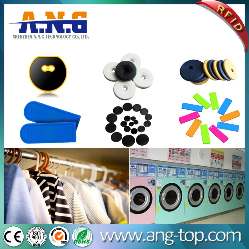 PPS Material Washable RFID Laundry Tag with Two Holes