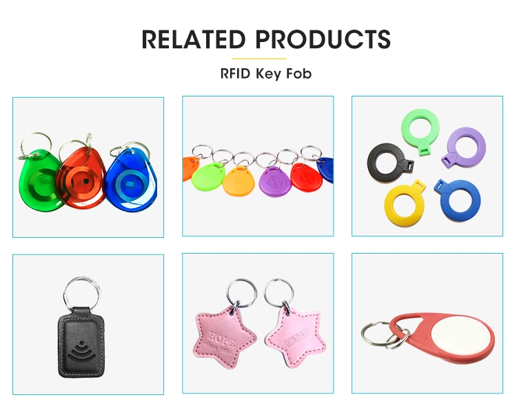 Leather Shipment Cheap Price ABS Material Access Control Lf 125kHz Tk4100 ID RFID Keyfob Tag