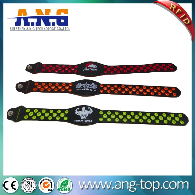 New Type Silicone RFID Wristband Durable NFC Bracelet for Gym