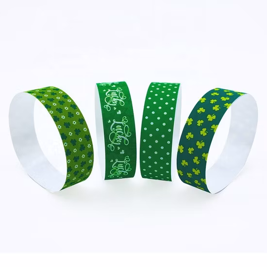 Hf Ntag213 칩 RFID 일회용 짠 손목 밴드 Qr 코드 NFC 손목 밴드